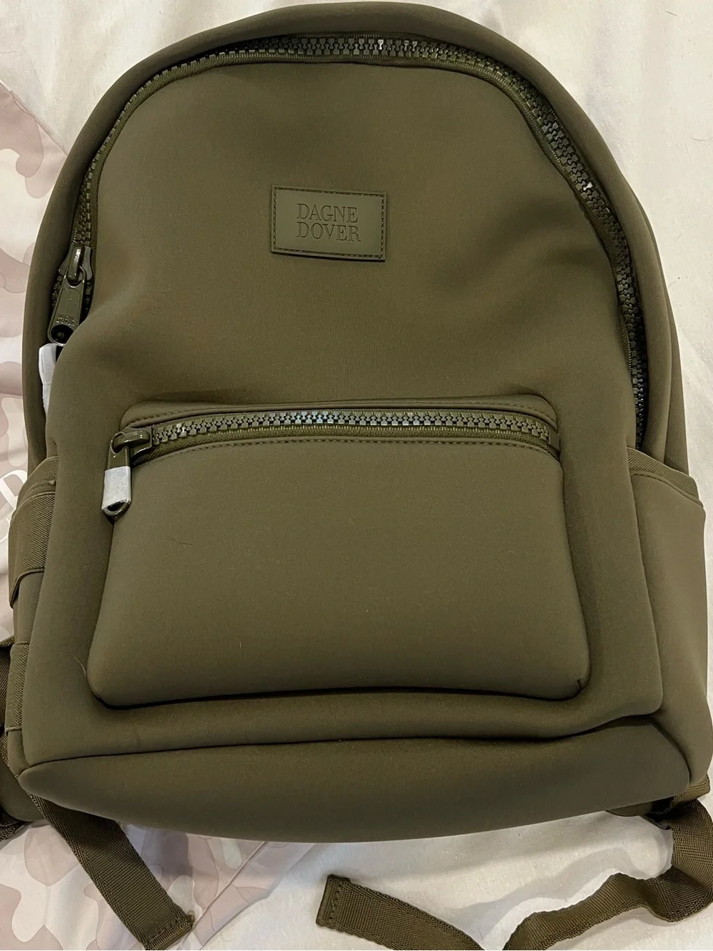 Dagne Dover Dakota Medium Backpack in Dark Moss - Picture 5 of 9